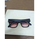 Black Square Frame Gradient Pink Lens Fashion Sunglasses