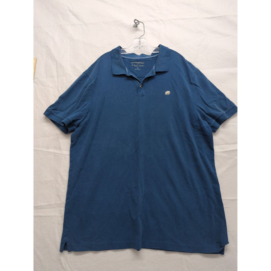 Banana Republic Mens Blue Polo Shirt XL Cotton Blend Short Sleeve Casual Wear