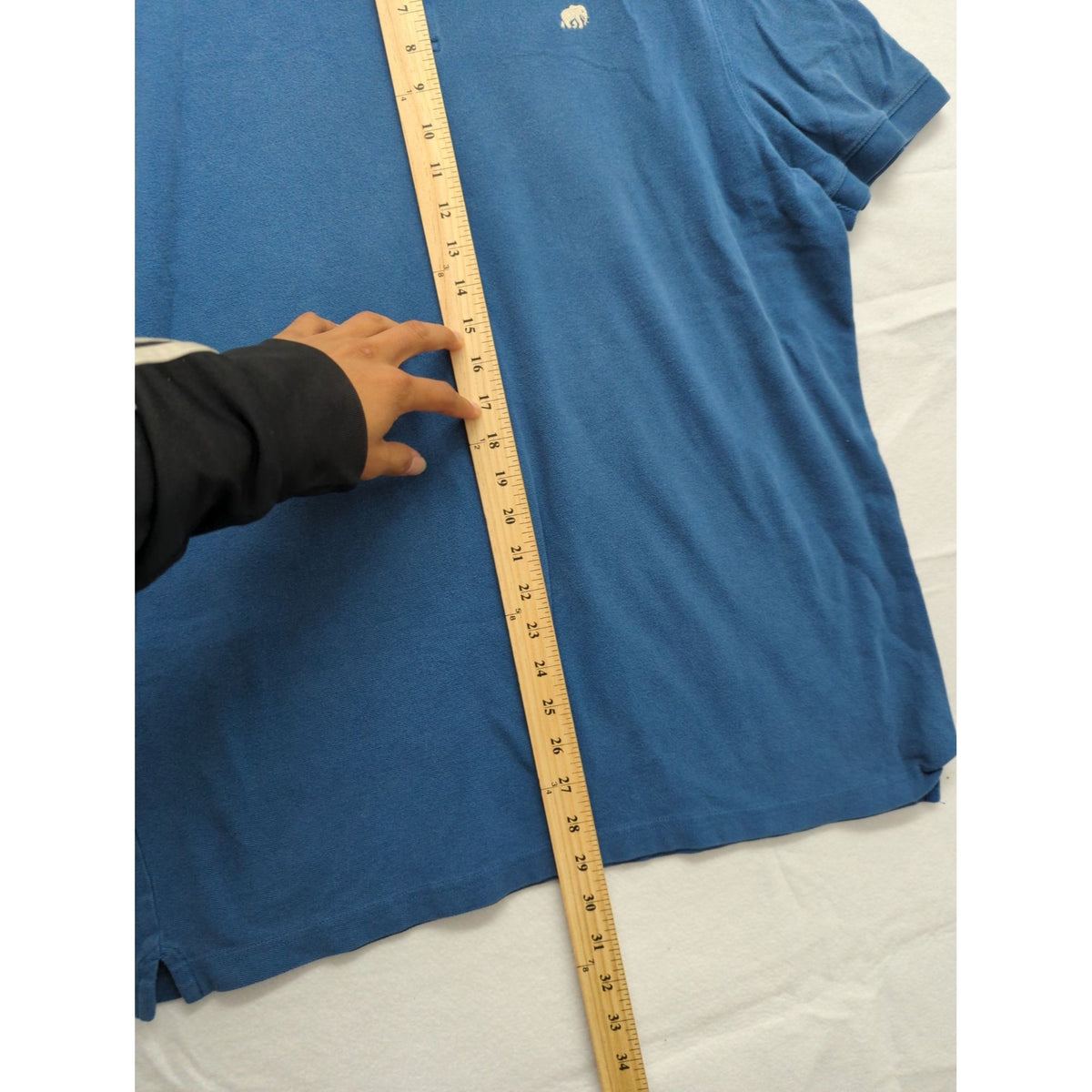 Banana Republic Mens Blue Polo Shirt XL Cotton Blend Short Sleeve Casual Wear
