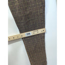 Urban Outfitters Brown Plaid Slim Fit Trousers M Elastic Waist