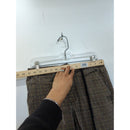 Urban Outfitters Brown Plaid Slim Fit Trousers M Elastic Waist
