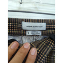 Urban Outfitters Brown Plaid Slim Fit Trousers M Elastic Waist
