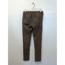 Urban Outfitters Brown Plaid Slim Fit Trousers M Elastic Waist