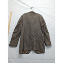 Egon Von Furstenberg Mens Brown Herringbone Wool Blazer Jacket 2-Button Classic Fit Size 42R