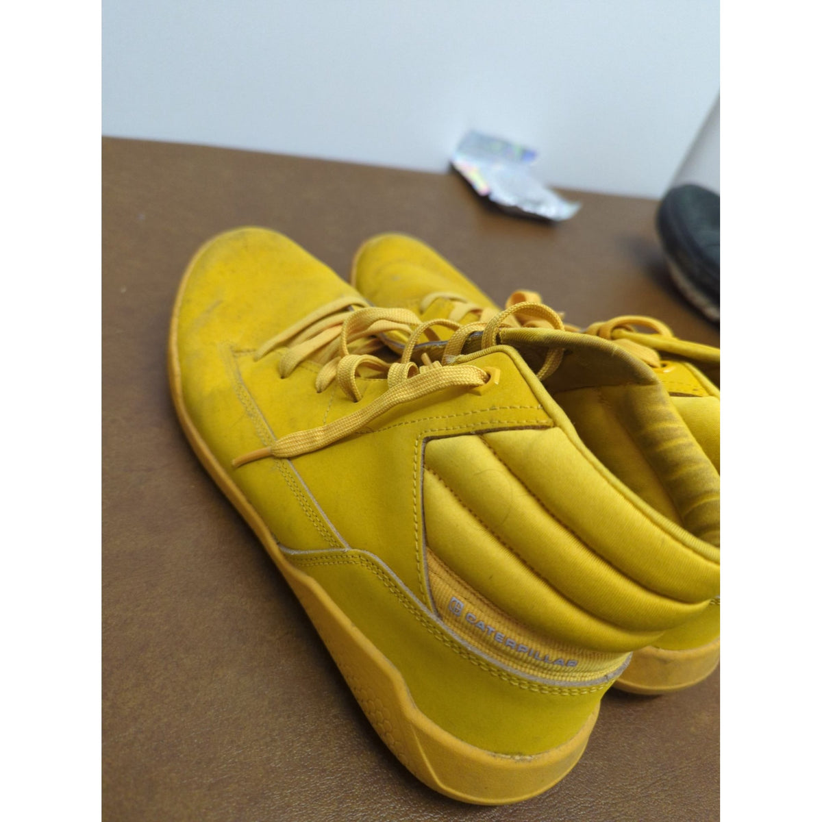 Caterpillar Yellow High-Top Mens Sneakers EU 43 US 10 Pre-Owned