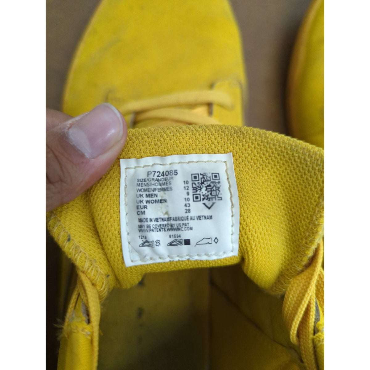 Caterpillar Yellow High-Top Mens Sneakers EU 43 US 10 Pre-Owned