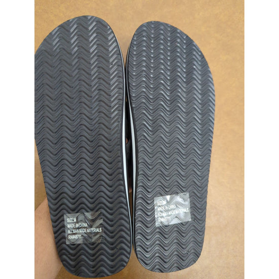 Sol Borne Mens Black Flip Flops Size M All-Man Made Materials