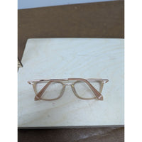 Vintage Rose Gold Transparent Cat Eye Eyeglasses Frame