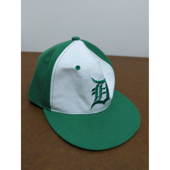 Fox Sports Detroit Green & White Snapback Hat With Embroidered Logo Adjustable Unisex
