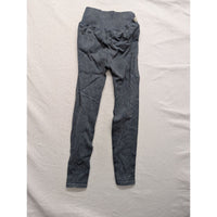 Harmony & Balance Womens Ribbed Blue Leggings S