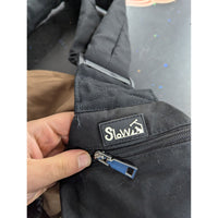 SlowTon Adjustable Pet Carrier Sling Bag Black & Brown Padded Strap Secure Clip