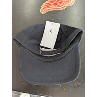 Jordan Youth Black Baseball Cap With Jumpman Logo Adjustable Strapback 100% Cott