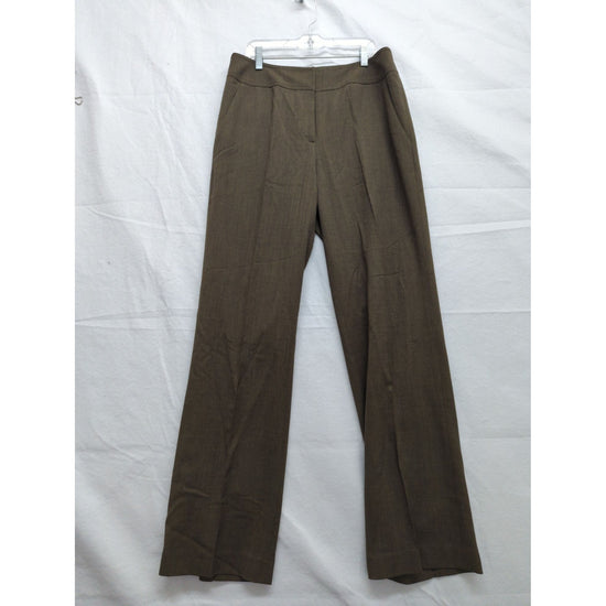 Calvin Klein Womens Brown Dress Pants Size 10 Office Workwear