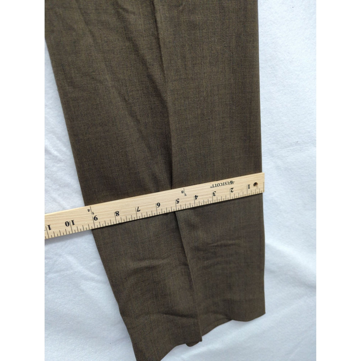 Calvin Klein Womens Brown Dress Pants Size 10 Office Workwear