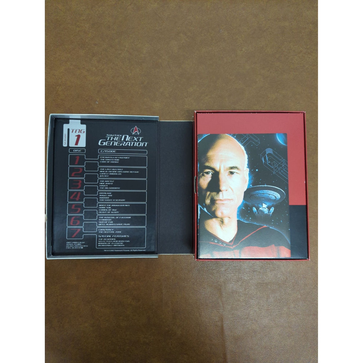 Star Trek The Next Generation Season 1 Collectors Box Set DVD Silver Case
