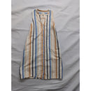 Striped Sleeveless Button-Front Dress By A New Day Size M