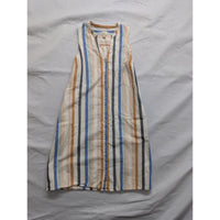 Striped Sleeveless Button-Front Dress By A New Day Size M