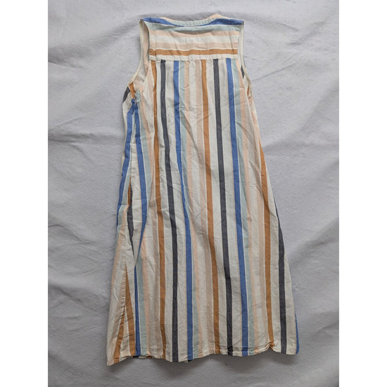Striped Sleeveless Button-Front Dress By A New Day Size M