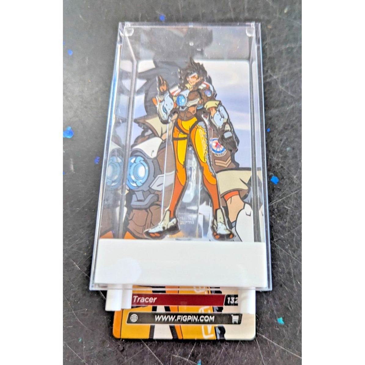 Overwatch Tracer FiGPiN #132 Collectible Pin With Display Case