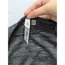 Womens NJ Collection Charcoal Gray Bell Sleeve Top Size S