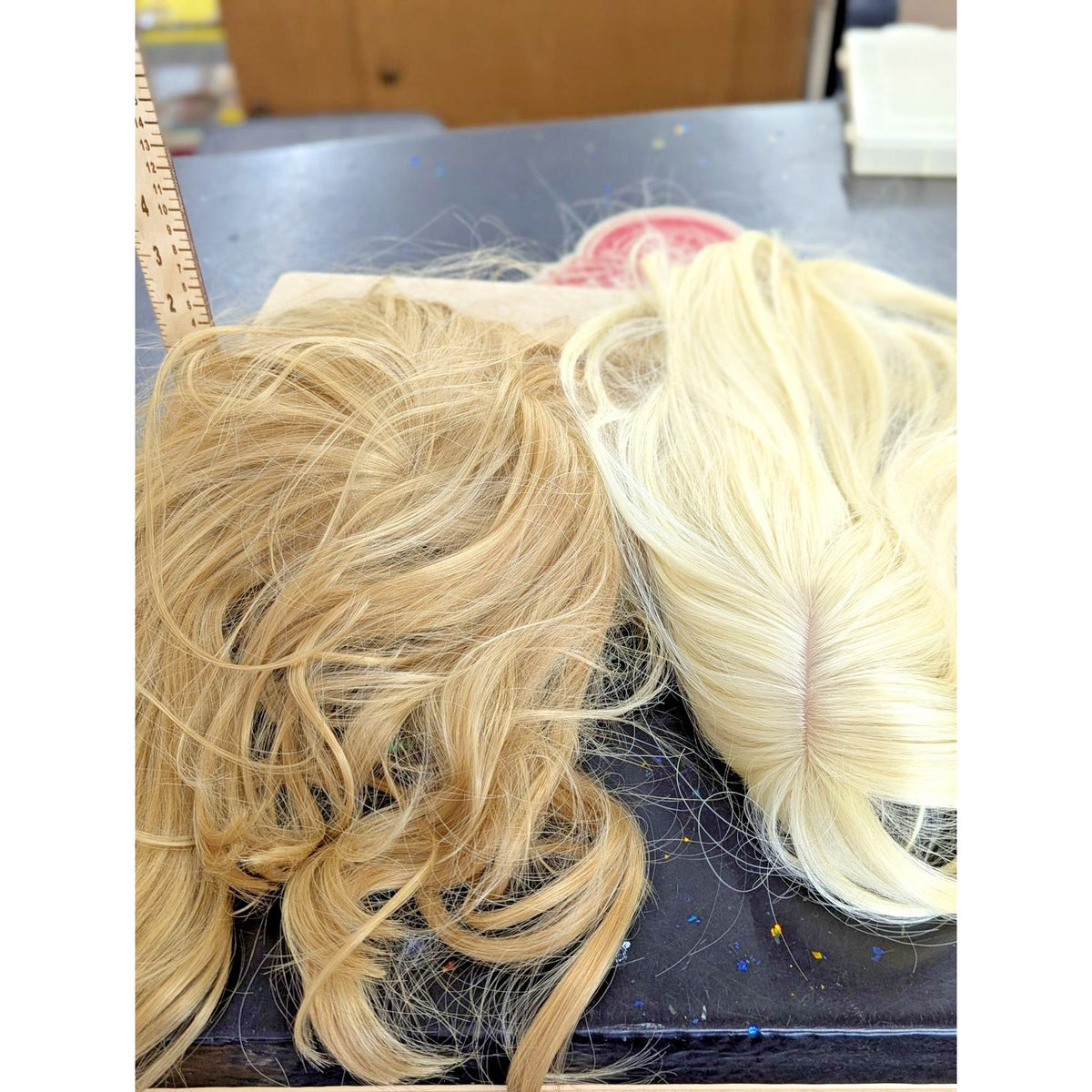 Blonde Hair Extensions Bulk Wavy & Straight Synthetic & Natural Blend Various Le