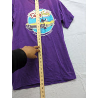 Woodward Dream Cruise 2000 Purple Graphic T-Shirt Fruit Of The Loom M 50/50 Cott