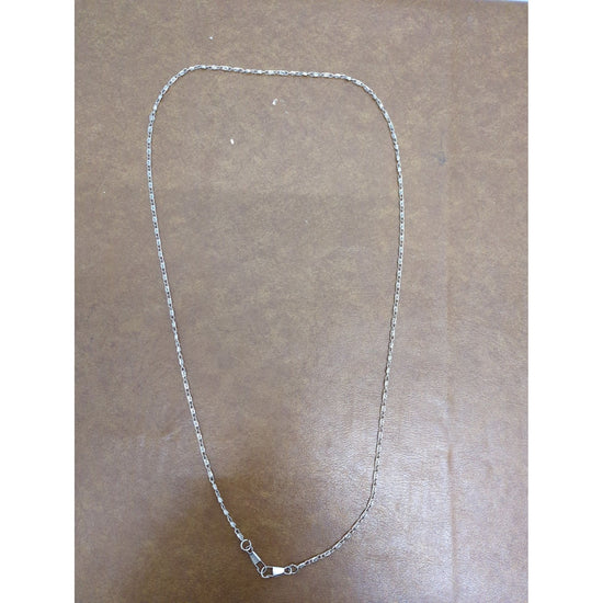 Silver Cable Link Chain Necklace With Secure Clasp - Unisex Jewelry 20 Inches Long