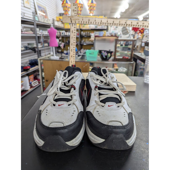 Nike Air Monarch IV Black/White/Red Mens Athletic Shoes Size 9W