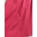 Vintage Fuchsia Pink High-Waisted A-Line Midi Skirt With Button Detail 25" Lengt