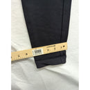 Ann Taylor Factory Womens Black High-Waisted Pants With Gold Button Detail Size M