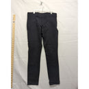 Ann Taylor Factory Womens Black High-Waisted Pants With Gold Button Detail Size M