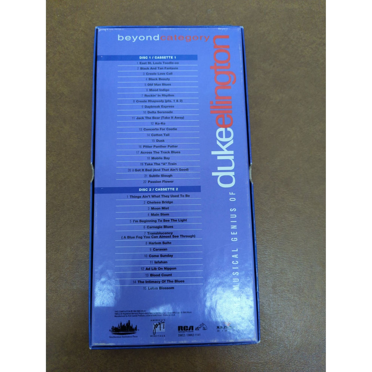 Duke Ellington Beyond Category Music Collection Box Set With Booklet