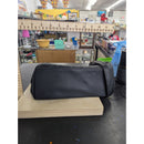 Black Quilted Leather Handbag With Gold Hardware V Logo