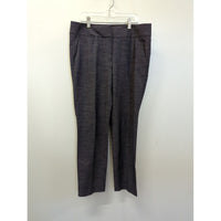 Ann Taylor Loft Womens Straight-Leg Gray Pants 34" Waist 24" Inseam