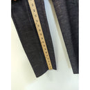Ann Taylor Loft Womens Straight-Leg Gray Pants 34" Waist 24" Inseam
