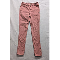 Seven7 Womens Pink High Rise Skinny Jeans Size 4 Cotton Blend Stretch Denim