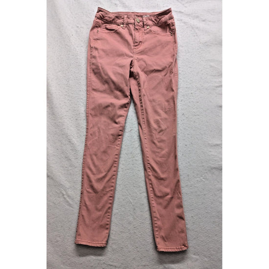 Seven7 Womens Pink High Rise Skinny Jeans Size 4 Cotton Blend Stretch Denim