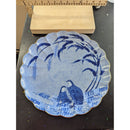Arta Blue Chinese Quail Fine Porcelain Decorative Plate 8.25" Made In Japan