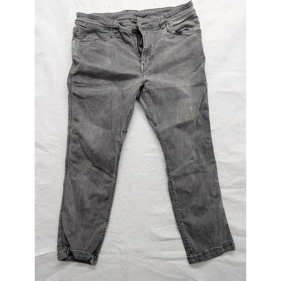 Prana Slim Fit Gray Denim Jeans 38Wx30L Pre-Owned Casual Wear