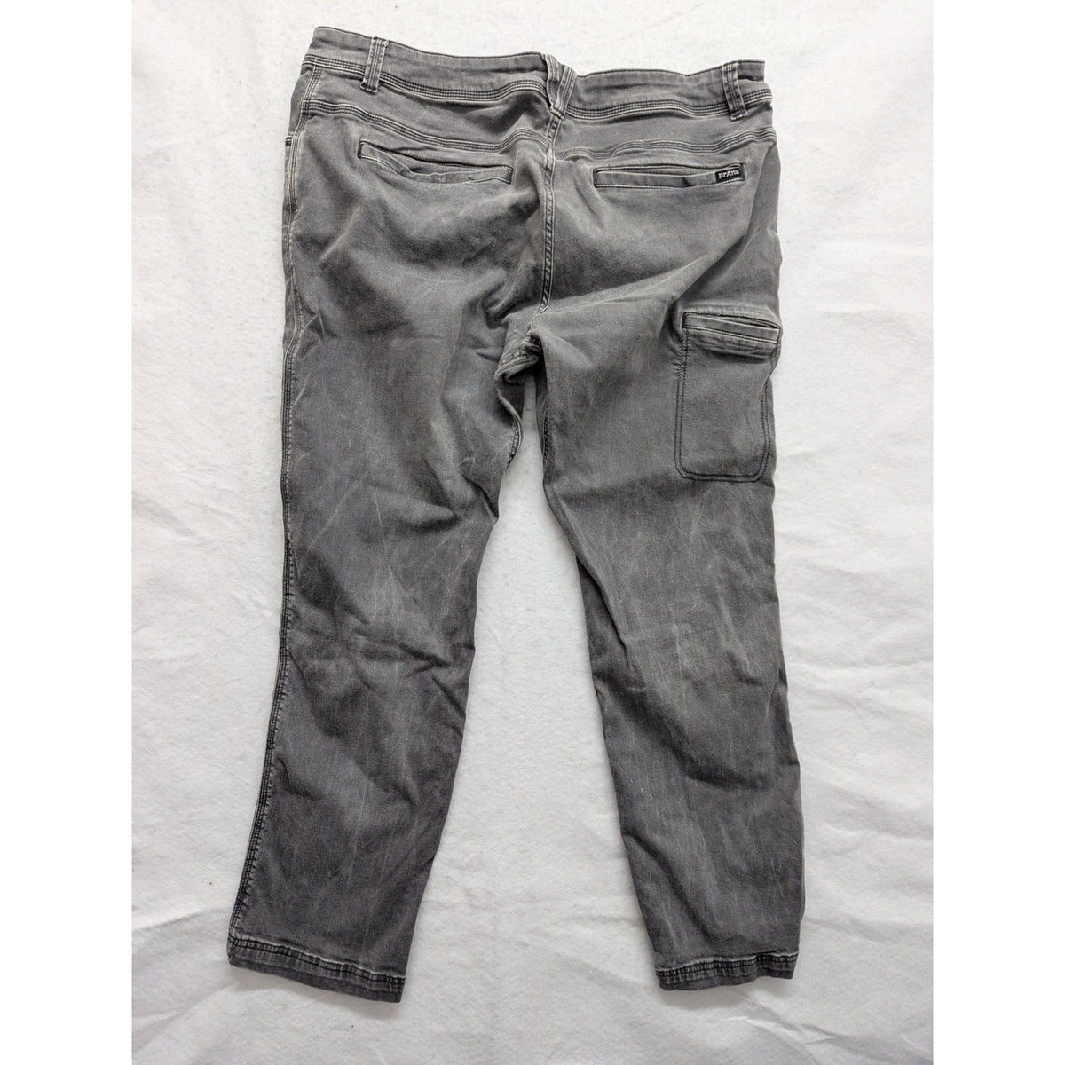 Prana Slim Fit Gray Denim Jeans 38Wx30L Pre-Owned Casual Wear