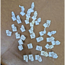 Vintage White Plastic U.S. Presidents & First Ladies Figurines 2" Collectible Se