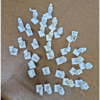 Vintage White Plastic U.S. Presidents & First Ladies Figurines 2" Collectible Se