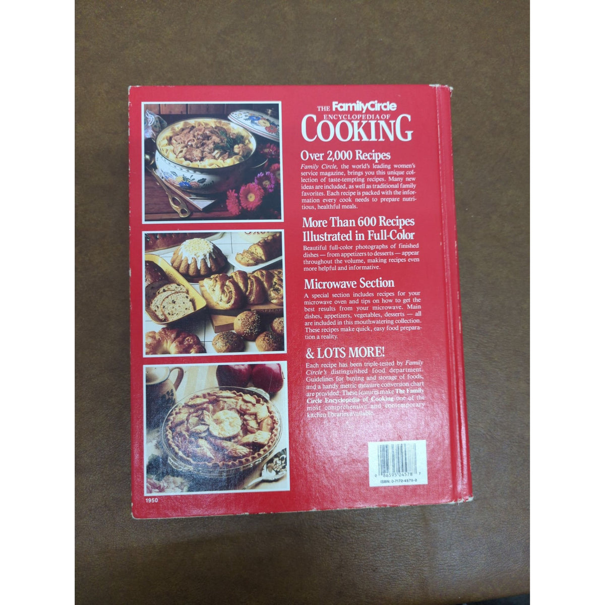 The Family Circle Encyclopedia Of Cooking Hardcover With Over 2000 Recipes & 600 Full-Color Illustrations