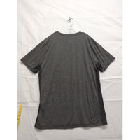 Lululemon Mens Gray Short Sleeve Performance T-Shirt With Mesh Panels Size XL