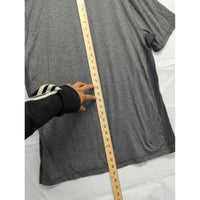 Lululemon Mens Gray Short Sleeve Performance T-Shirt With Mesh Panels Size XL