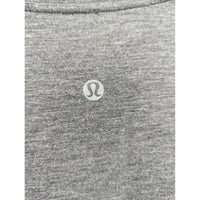 Lululemon Mens Gray Short Sleeve Performance T-Shirt With Mesh Panels Size XL