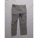 Ann Taylor Petite Devin Fit Striped Pants 4P Black & White