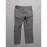 Ann Taylor Petite Devin Fit Striped Pants 4P Black & White
