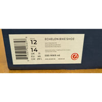 Echelon Mens Navy/Red/White Bike Shoes Size 12 Strap Design