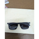 Polaroid Black Rectangular Polarized Sunglasses With Textured Frame